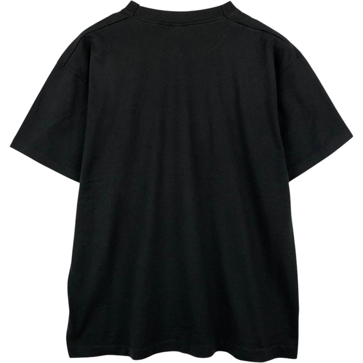 90'S Fruit of the Loom Message Print T-Shirt Made in USA Men's XL Vintage cotton black type Vintage Second Hand