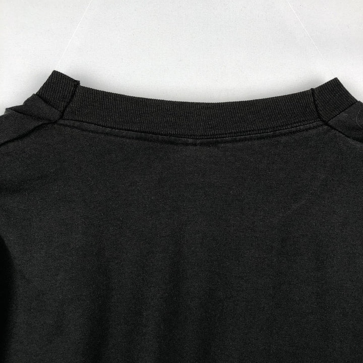 90'S Fruit of the Loom Message Print T-Shirt Made in USA Men's XL Vintage cotton black type Vintage Second Hand