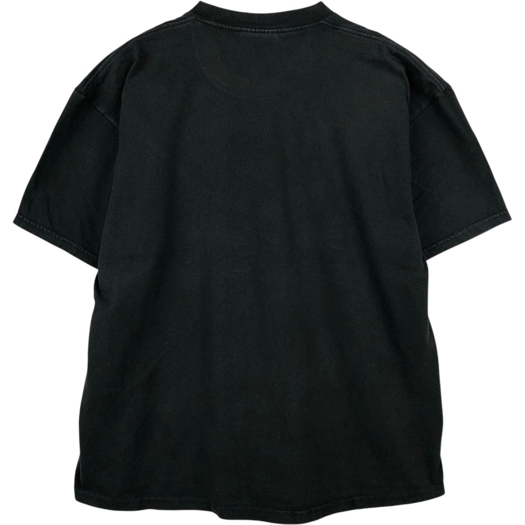 90s-00'S Lee message print T-shirt, men's size XL. cotton black type Vintage Second Hand