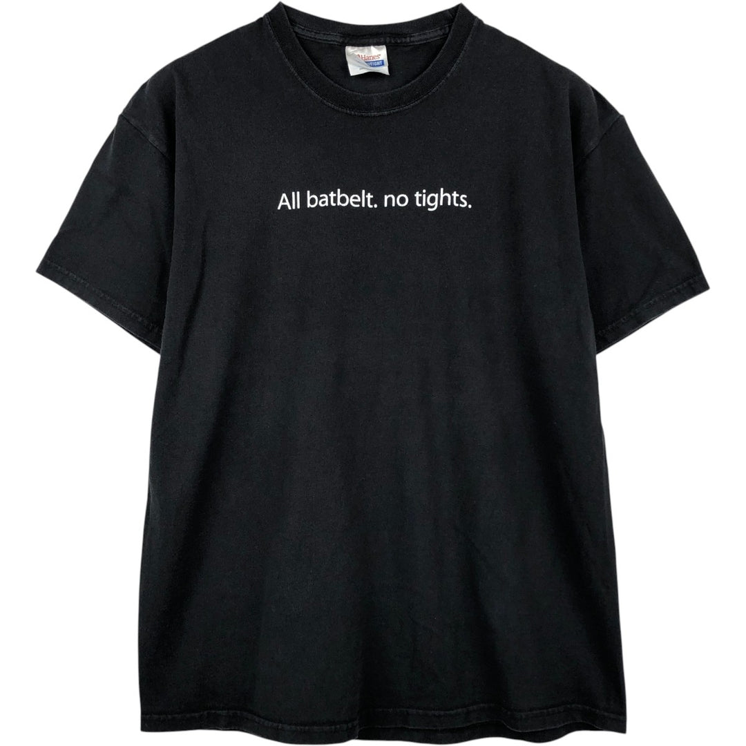 90s-00'S Hanes Heavyweight Splunk Advertising T-shirt, Men's Size L (approx.) cotton black type Vintage Second Hand