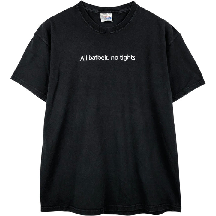 90s-00'S Hanes Heavyweight Splunk Advertising T-shirt, Men's Size L (approx.) cotton black type Vintage Second Hand