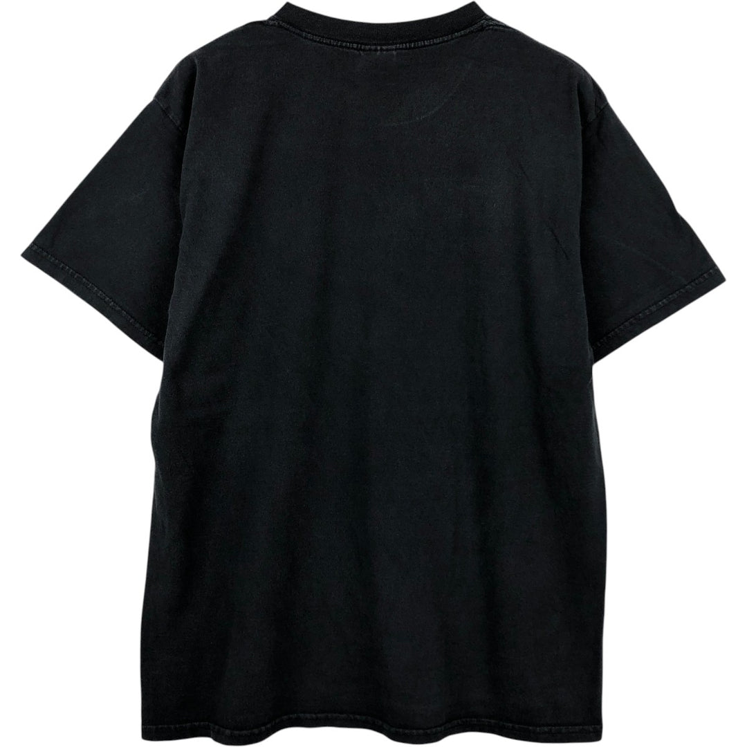 2000'S Gildan message print T-shirt, men's size L (approx.) cotton black type Vintage Second Hand