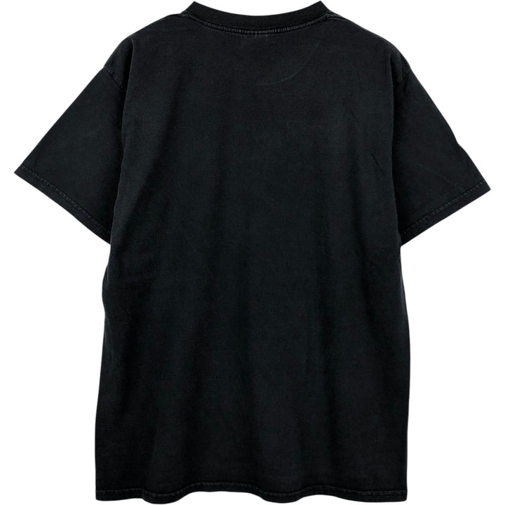 2000'S Gildan message print T-shirt, men's size L (approx.) cotton black type Vintage Second Hand