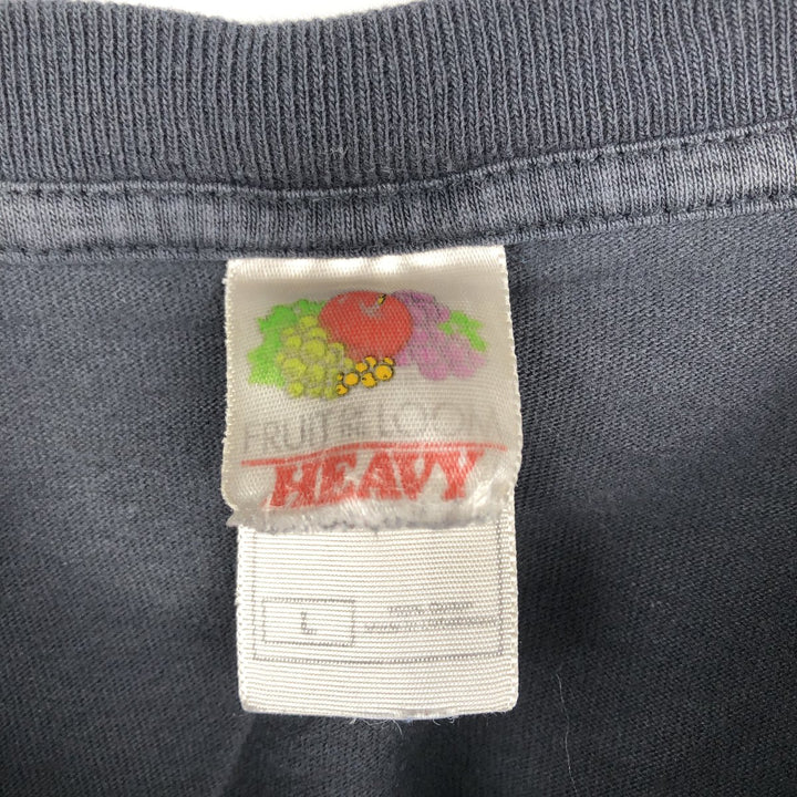 2000'S Fruit of the Loom message print T-shirt, men's size L (approx.) cotton black type Vintage Second Hand