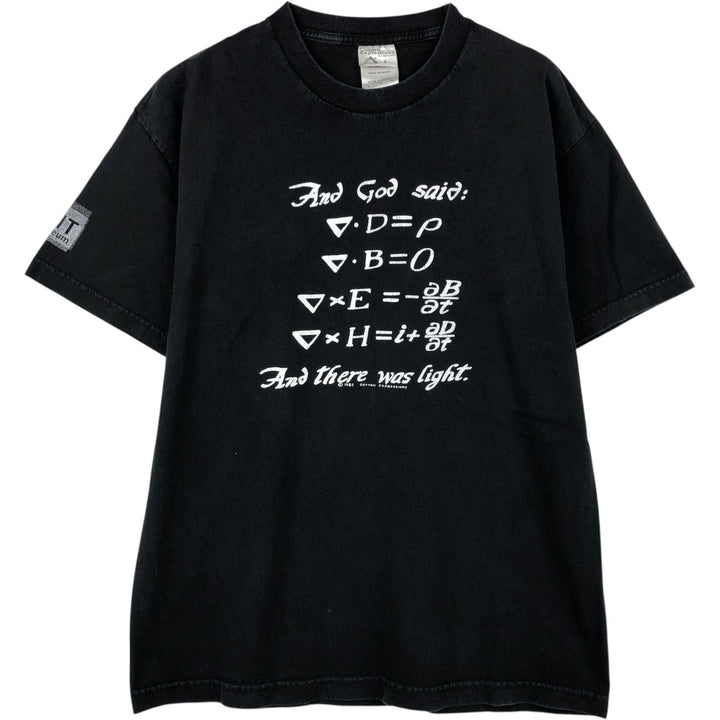 90s-00'S Cotton Expressions Printed T-Shirt, Men's Size L cotton black type Vintage Second Hand
