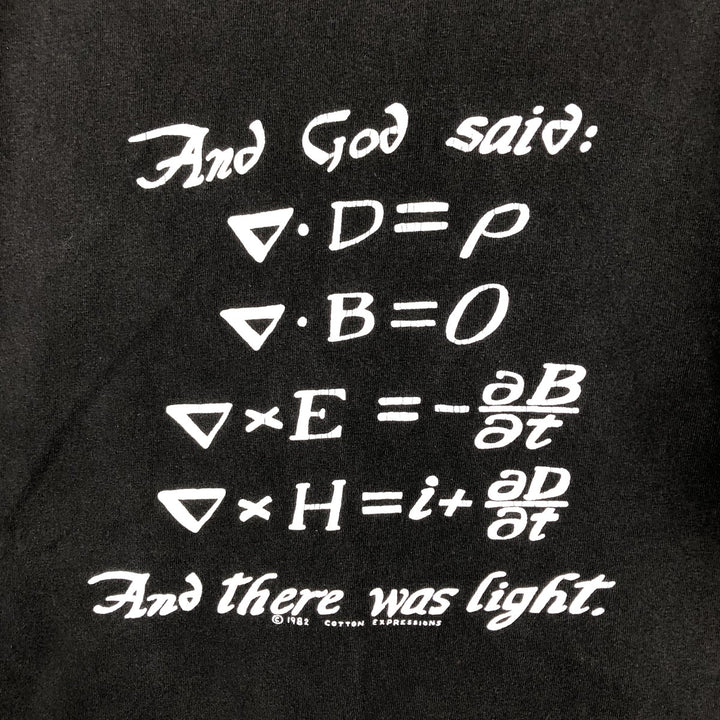 90s-00'S Cotton Expressions Printed T-Shirt, Men's Size L cotton black type Vintage Second Hand