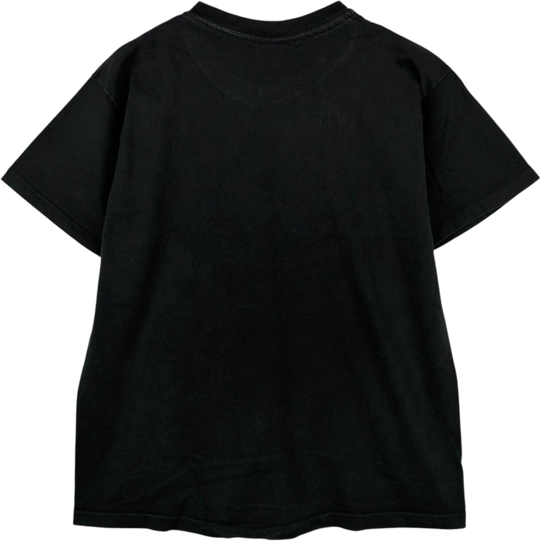 90'S Anvil Message Print T-Shirt Made in USA Men's XL Vintage cotton black type Vintage Second Hand