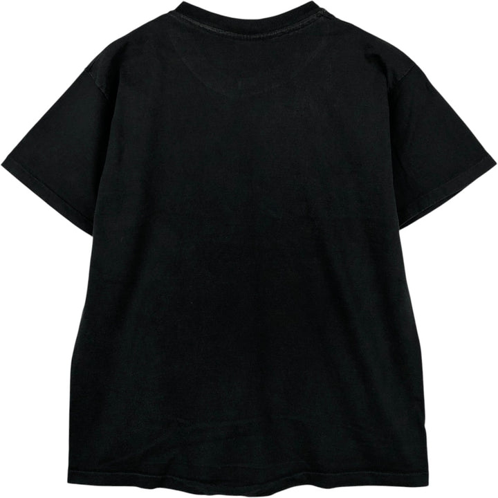 90'S Anvil Message Print T-Shirt Made in USA Men's XL Vintage cotton black type Vintage Second Hand