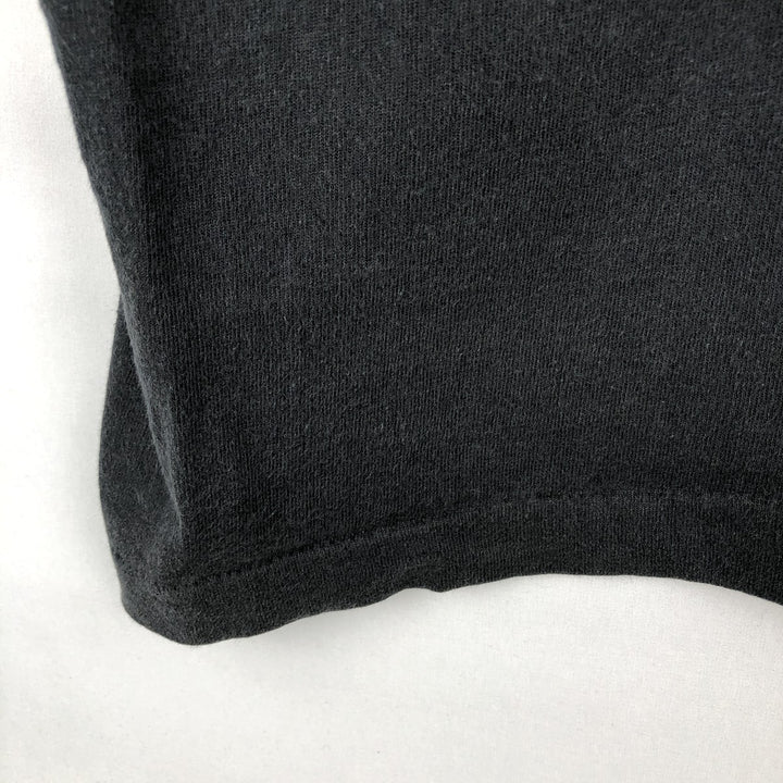 90'S Fruit of the Loom SCREEN STARS Message Print T-Shirt, Men's XL (approx.), Vintage cotton black type Vintage Second Hand