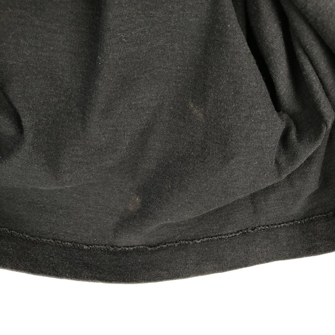 90'S Fruit of the Loom SCREEN STARS Message Print T-Shirt, Men's XL (approx.), Vintage cotton black type Vintage Second Hand