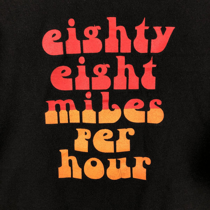 90s-00'S Murina Message Print T-Shirt, Made in USA, Men's XL equivalent. cotton black type Vintage Second Hand