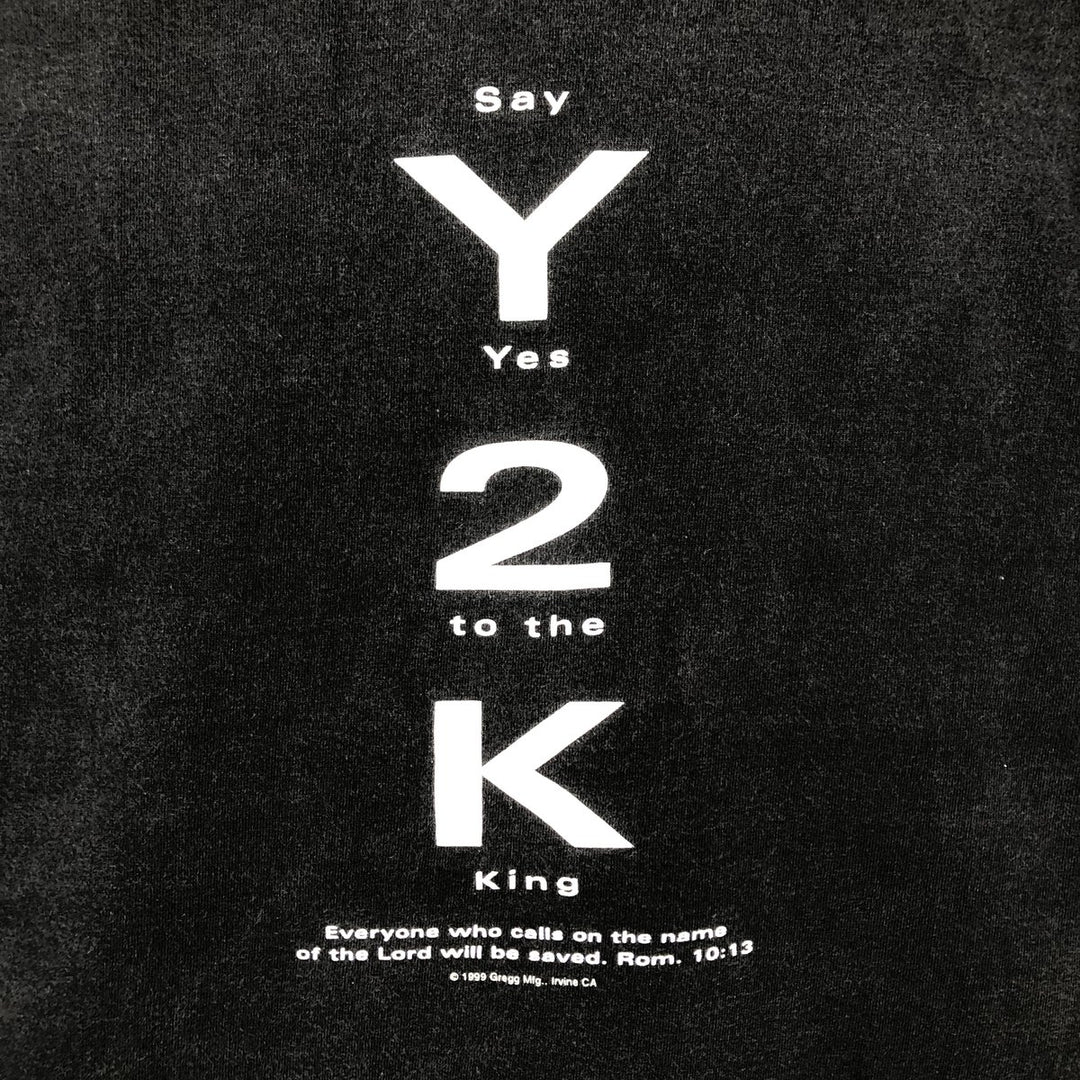 2000'S ALSTYLE Message Print T-Shirt Men's XL cotton black type Vintage Second Hand