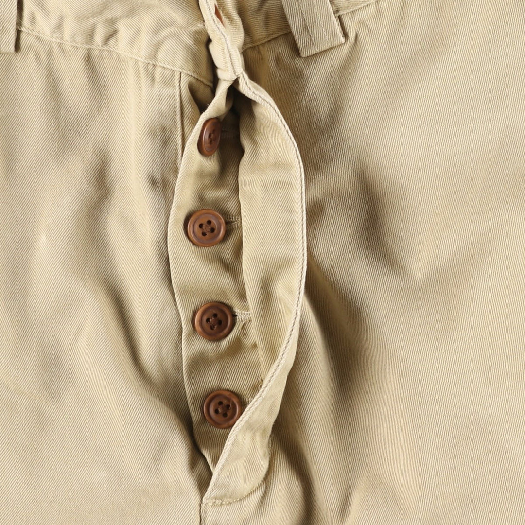 90'S Banana Republic Chino Shorts, Men's Size W34 (approx.), Vintage cotton Beige type Vintage Second Hand