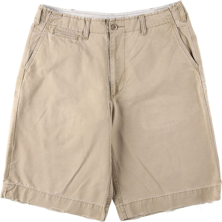 2000'S Ralph Lauren POLO JEANS COMPANY Chino Shorts, Men's Size W34 (approx.) cotton Beige type Vintage Second Hand
