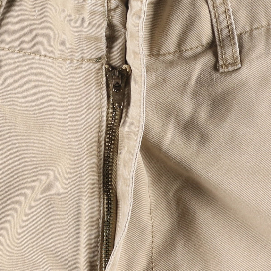2000'S Ralph Lauren POLO JEANS COMPANY Chino Shorts, Men's Size W34 (approx.) cotton Beige type Vintage Second Hand