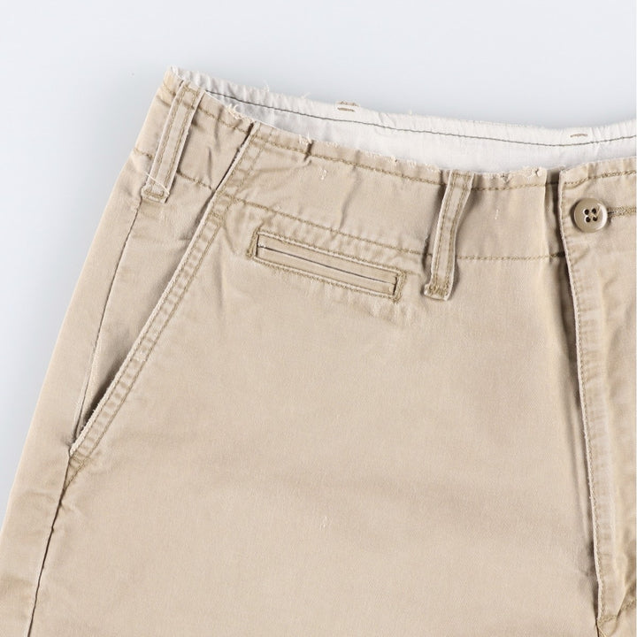 2000'S Ralph Lauren POLO JEANS COMPANY Chino Shorts, Men's Size W34 (approx.) cotton Beige type Vintage Second Hand