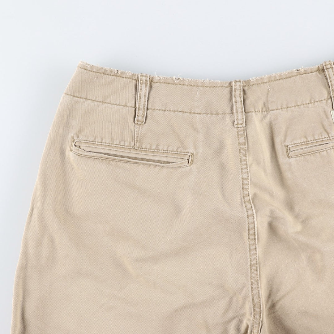 2000'S Ralph Lauren POLO JEANS COMPANY Chino Shorts, Men's Size W34 (approx.) cotton Beige type Vintage Second Hand
