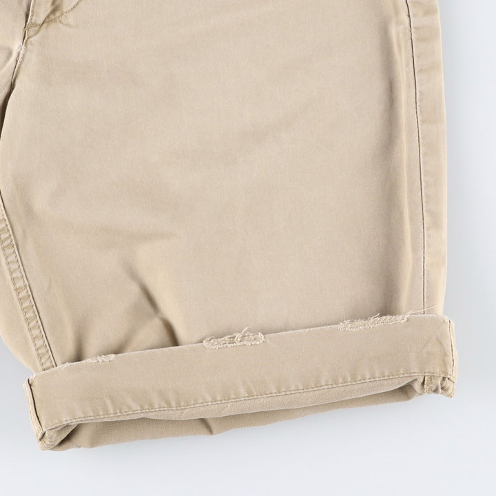 2000'S Ralph Lauren POLO JEANS COMPANY Chino Shorts, Men's Size W34 (approx.) cotton Beige type Vintage Second Hand