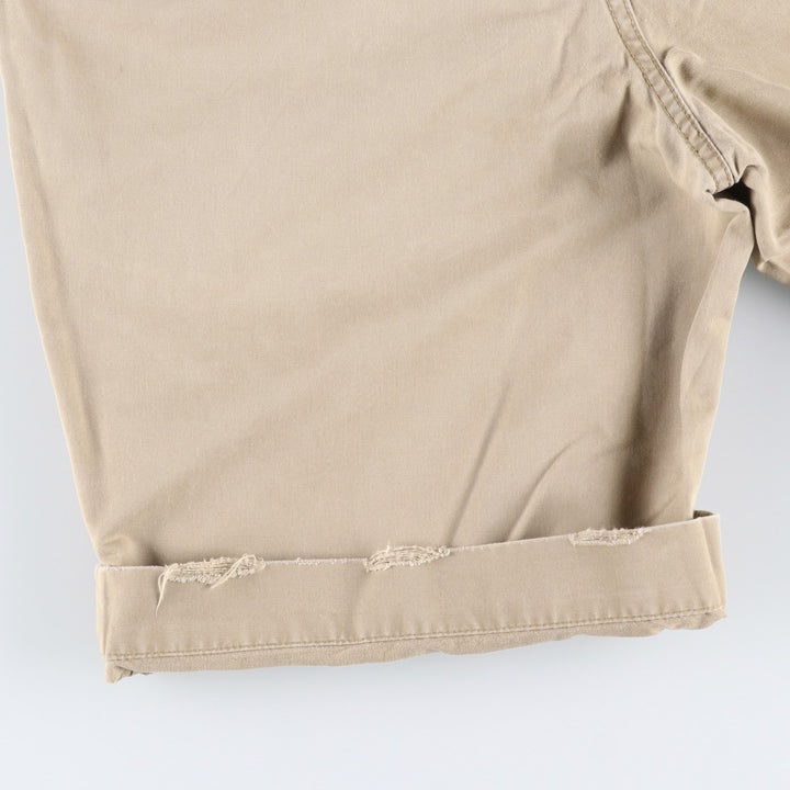2000'S Ralph Lauren POLO JEANS COMPANY Chino Shorts, Men's Size W34 (approx.) cotton Beige type Vintage Second Hand