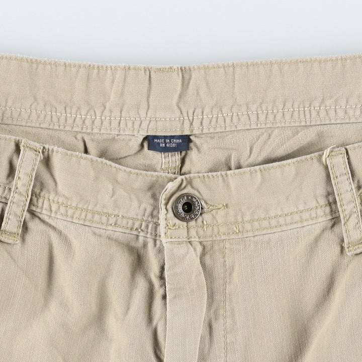 Ralph Lauren POLO by Ralph Lauren Herringbone Chino Painter Shorts (Men's W38 equivalent) cotton Beige type Vintage Second Hand