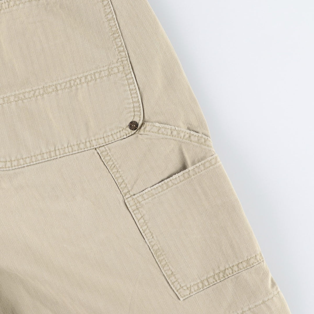 Ralph Lauren POLO by Ralph Lauren Herringbone Chino Painter Shorts (Men's W38 equivalent) cotton Beige type Vintage Second Hand