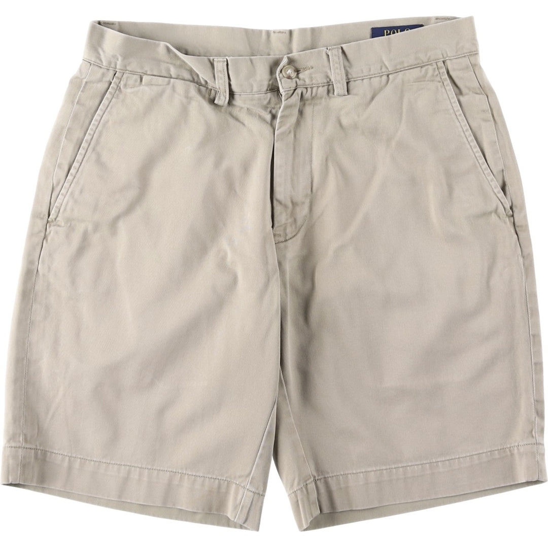 Ralph Lauren POLO RALPH LAUREN CLASSIC FIT 9'' Chino Shorts (Men's size W32 equivalent) cotton Beige type Vintage Second Hand