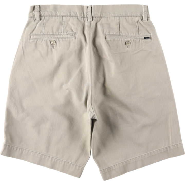 Ralph Lauren POLO RALPH LAUREN CLASSIC FIT 9'' Chino Shorts (Men's size W32 equivalent) cotton Beige type Vintage Second Hand