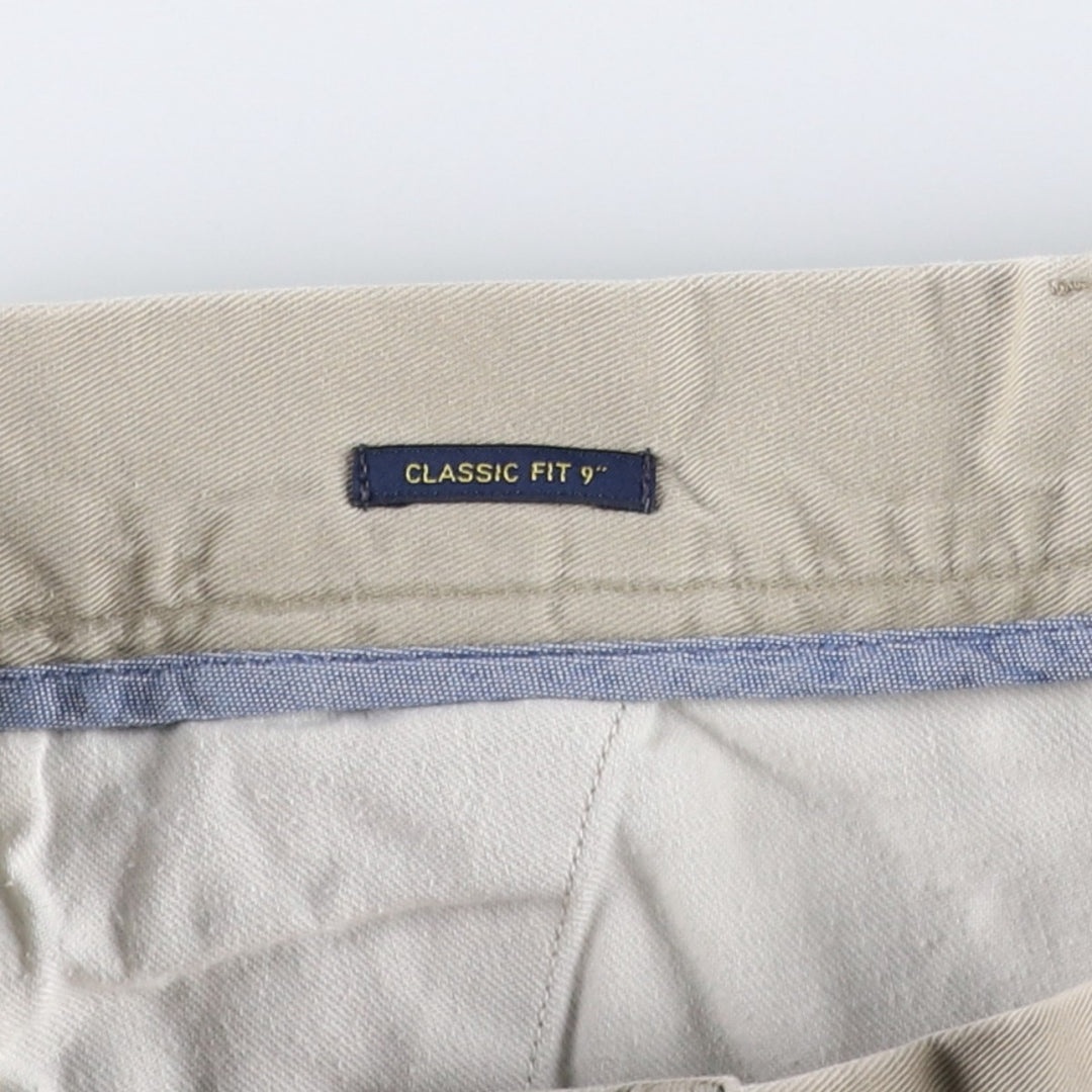 Ralph Lauren POLO RALPH LAUREN CLASSIC FIT 9'' Chino Shorts (Men's size W32 equivalent) cotton Beige type Vintage Second Hand