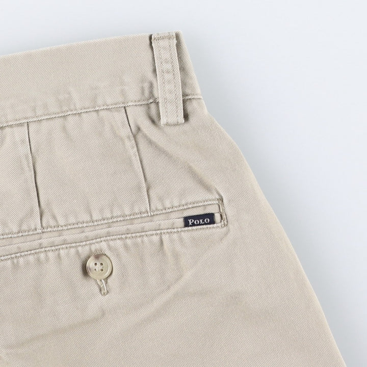 Ralph Lauren POLO RALPH LAUREN CLASSIC FIT 9'' Chino Shorts (Men's size W32 equivalent) cotton Beige type Vintage Second Hand