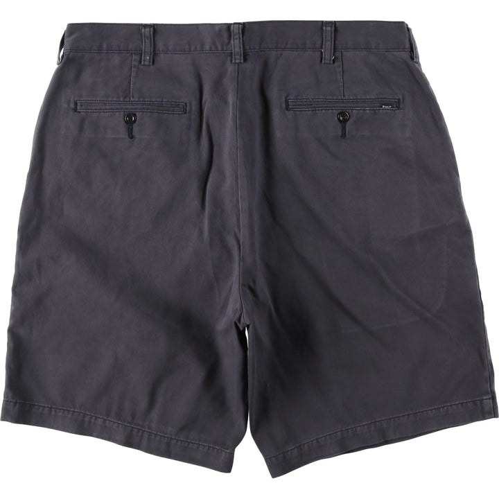 Ralph Lauren POLO RALPH LAUREN Chino Shorts, Men's Size W37 (approx.) cotton navy blue type Vintage Second Hand