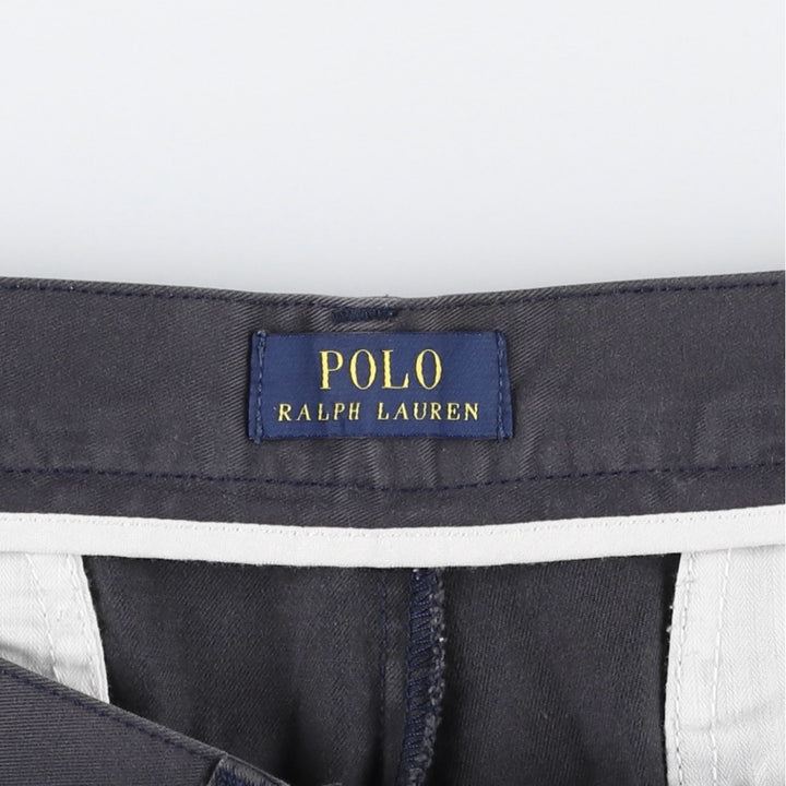 Ralph Lauren POLO RALPH LAUREN Chino Shorts, Men's Size W37 (approx.) cotton navy blue type Vintage Second Hand