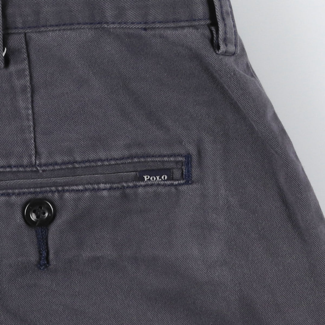 Ralph Lauren POLO RALPH LAUREN Chino Shorts, Men's Size W37 (approx.) cotton navy blue type Vintage Second Hand