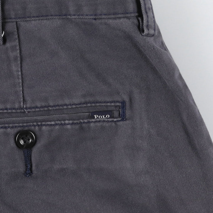Ralph Lauren POLO RALPH LAUREN Chino Shorts, Men's Size W37 (approx.) cotton navy blue type Vintage Second Hand