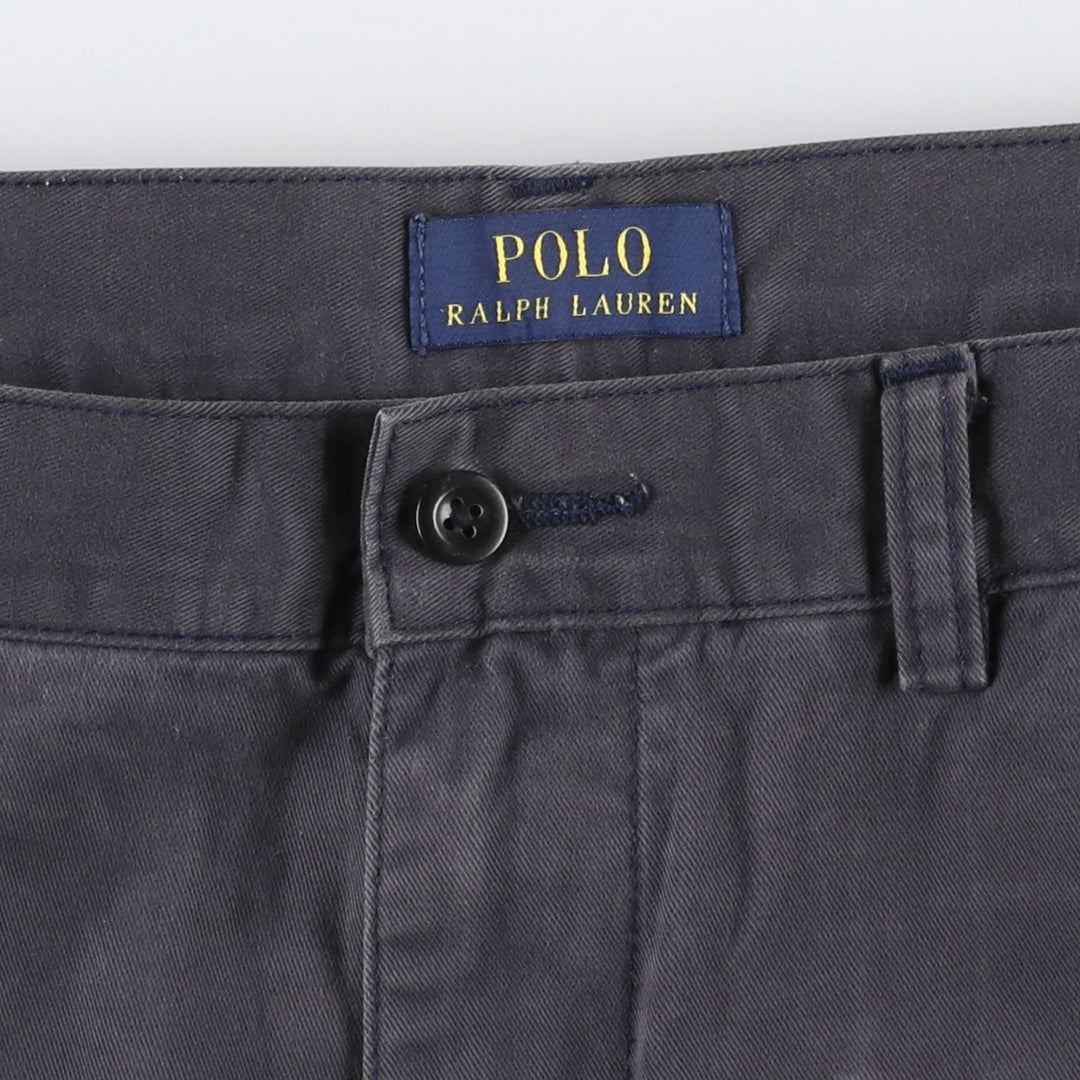 Ralph Lauren POLO RALPH LAUREN Chino Shorts, Men's Size W37 (approx.) cotton navy blue type Vintage Second Hand