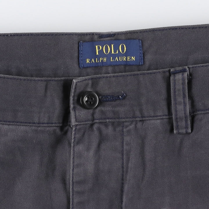 Ralph Lauren POLO RALPH LAUREN Chino Shorts, Men's Size W37 (approx.) cotton navy blue type Vintage Second Hand