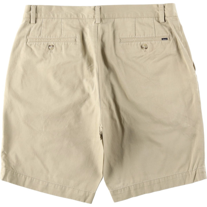 Ralph Lauren POLO RALPH LAUREN CLASSIC FIT 9'' Chino Shorts (Men's size W36 equivalent) cotton Beige type Vintage Second Hand
