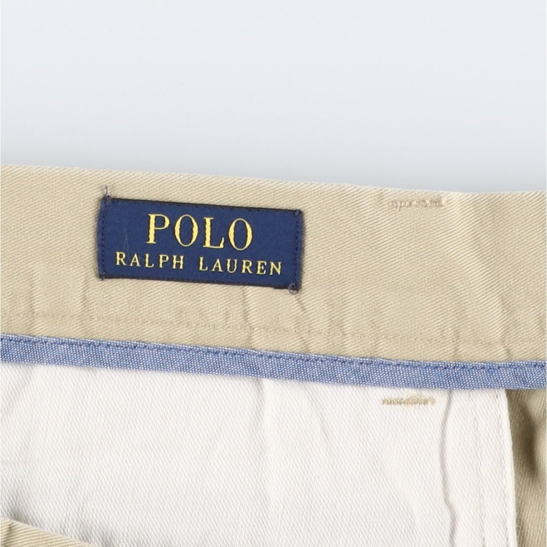 Ralph Lauren POLO RALPH LAUREN CLASSIC FIT 9'' Chino Shorts (Men's size W36 equivalent) cotton Beige type Vintage Second Hand