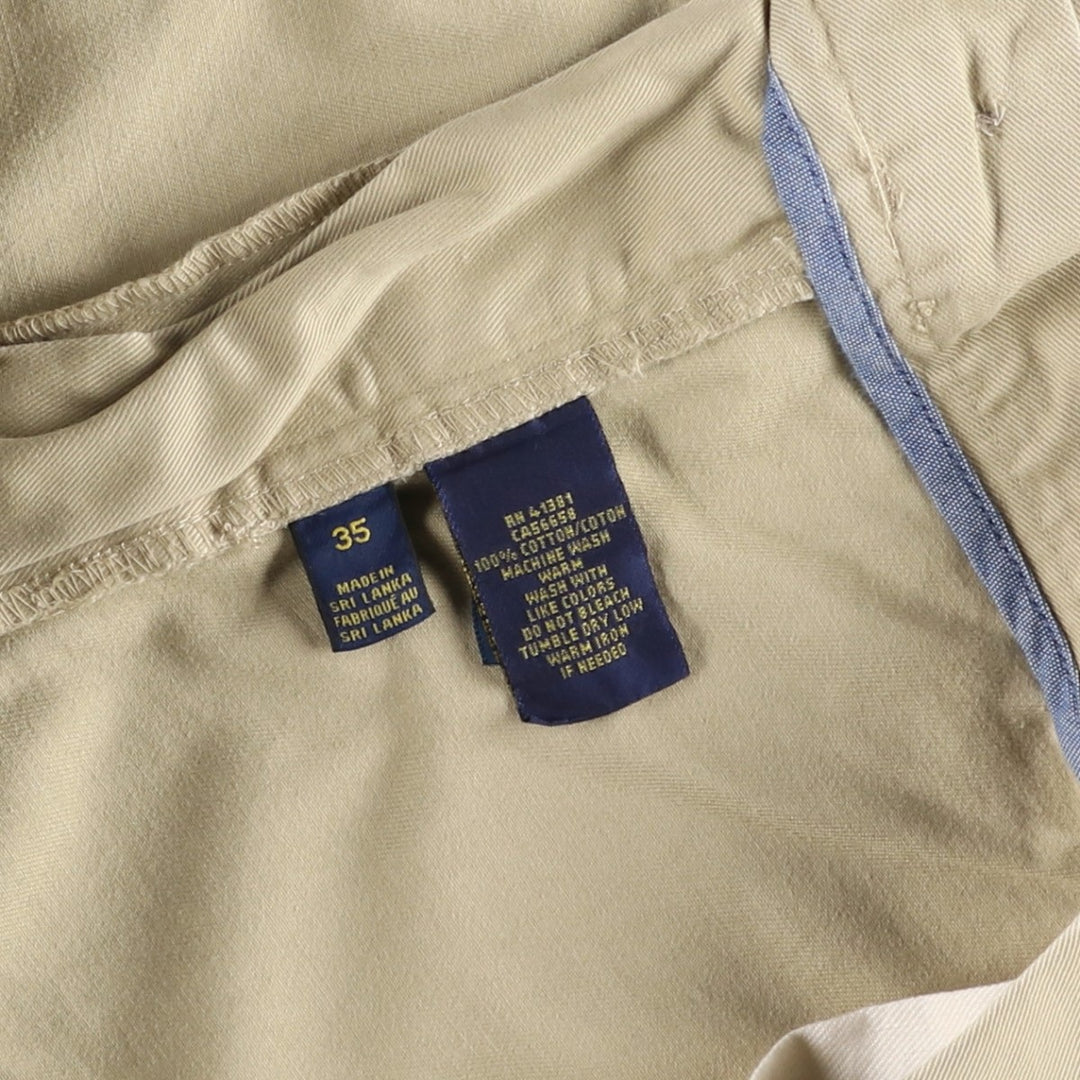Ralph Lauren POLO RALPH LAUREN CLASSIC FIT 9'' Chino Shorts (Men's size W36 equivalent) cotton Beige type Vintage Second Hand