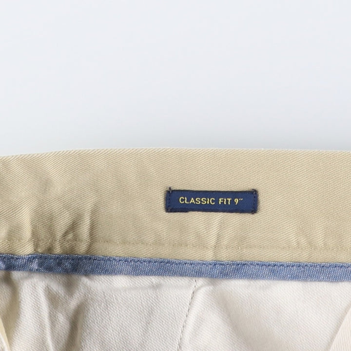 Ralph Lauren POLO RALPH LAUREN CLASSIC FIT 9'' Chino Shorts (Men's size W36 equivalent) cotton Beige type Vintage Second Hand