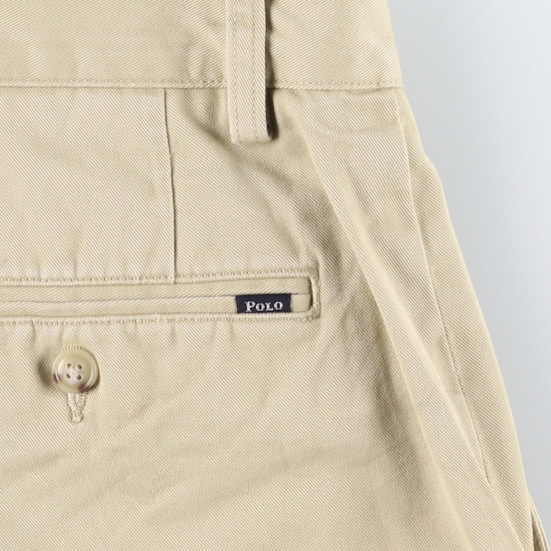 Ralph Lauren POLO RALPH LAUREN CLASSIC FIT 9'' Chino Shorts (Men's size W36 equivalent) cotton Beige type Vintage Second Hand