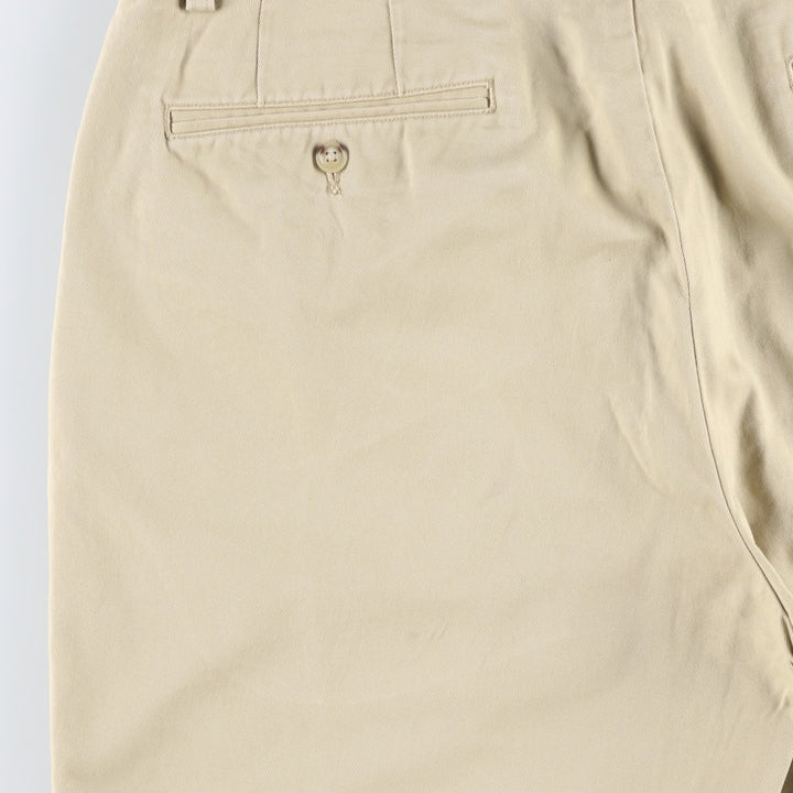 Ralph Lauren POLO RALPH LAUREN CLASSIC FIT 9'' Chino Shorts (Men's size W36 equivalent) cotton Beige type Vintage Second Hand