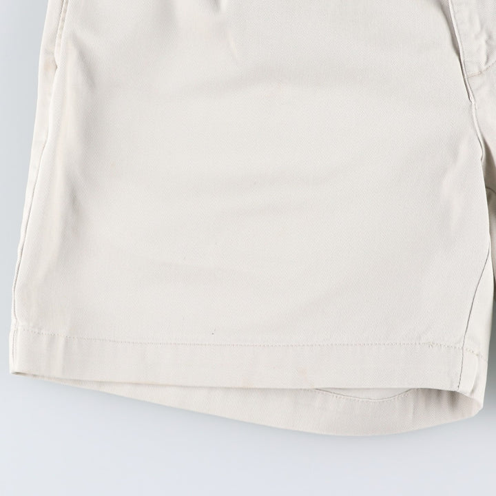 Ralph Lauren POLO RALPH LAUREN ANDREW SHORT Two-pleat Chino Shorts Men's Size W31 cotton ivory Vintage Second Hand