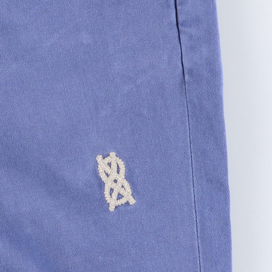 Ralph Lauren POLO RALPH LAUREN CLASSIC FIT all-over print chino shorts, men's size W36 (approx.) cotton blue type Vintage Second Hand