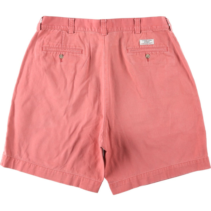 Ralph Lauren POLO by Ralph Lauren PHILIP SHORT Chino Shorts, Men's Size W36 cotton pink type Vintage Second Hand