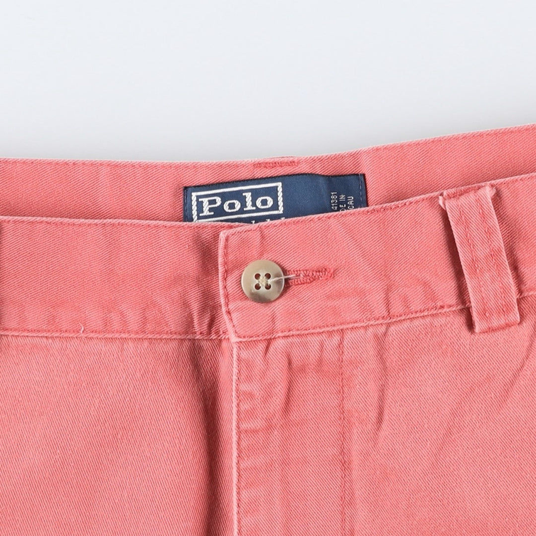 Ralph Lauren POLO by Ralph Lauren PHILIP SHORT Chino Shorts, Men's Size W36 cotton pink type Vintage Second Hand