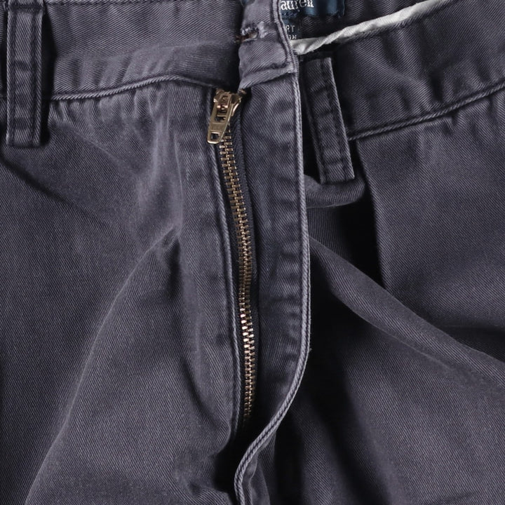 Ralph Lauren POLO by Ralph Lauren TYLER SHORT Two-pleat chino shorts, short pants, men's size W34 cotton navy blue type Vintage Second Hand