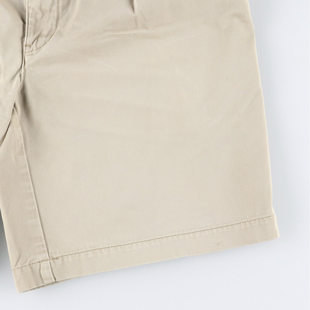 Ralph Lauren POLO by Ralph Lauren TYLER SHORT Two-pleat chino shorts, short pants, men's size W34 cotton Beige type Vintage Second Hand