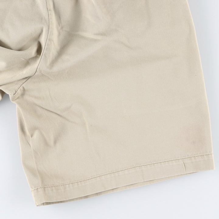 Ralph Lauren POLO by Ralph Lauren TYLER SHORT Two-pleat chino shorts, short pants, men's size W34 cotton Beige type Vintage Second Hand