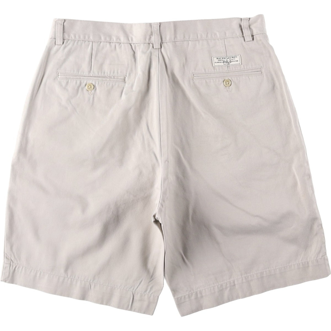 Ralph Lauren POLO by Ralph Lauren PROSPECT SHORT Chino shorts Short pants Men's W34 equivalent cotton Beige type Vintage Second Hand