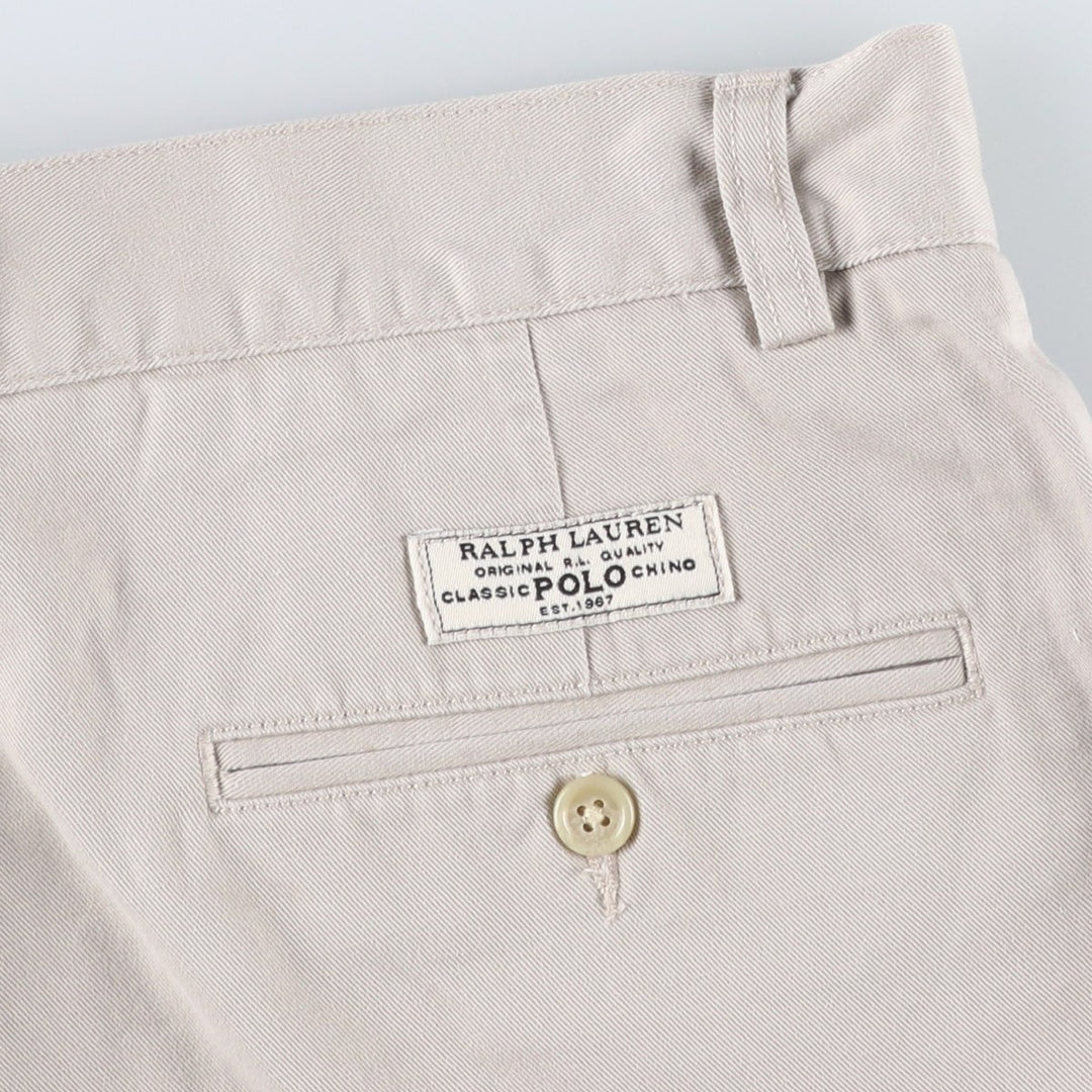 Ralph Lauren POLO by Ralph Lauren PROSPECT SHORT Chino shorts Short pants Men's W34 equivalent cotton Beige type Vintage Second Hand